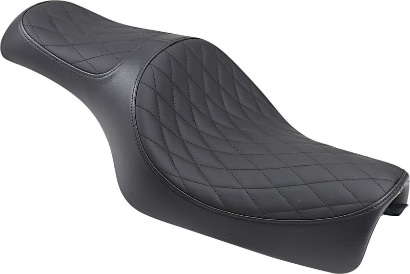 Drag Specialties Seats Caballero 2-Up Vinyl Seat Black 2-Up Seat #0804-0669