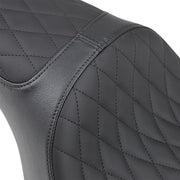 Drag Specialties Seats Caballero 2-Up Vinyl Seat Black 2-Up Seat #0804-0669
