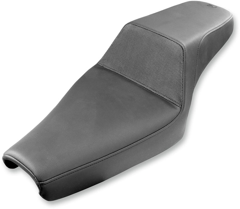 Saddlemen Black Step-Up Gripper Seat for 2004-2022 Harley-Davidson Sportster Motorcycles