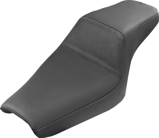 Saddlemen Black Step-Up Gripper Seat for 2004-2018 Harley-Davidson Sportster Motorcycles