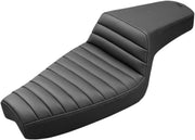 Saddlemen Black Tuck N Roll Step-Up Seat for 1979-2003 Harley-Davidson Sportster Motorcycles
