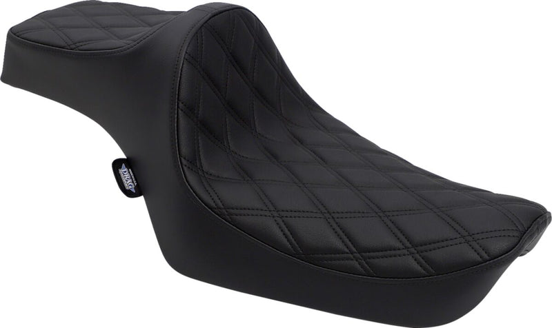 DRAG Specialties Seats Predator III Seat - Each, One-Piece, Vinyl - Black for Harley-Davidson Sportster 1982-2003