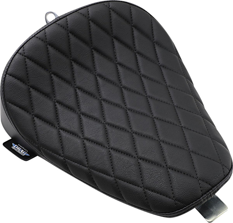 DRAG Specialties Seats Bobber Solo Seat - Vinyl, Each - Black for Harley-Davidson Sportster 2010-2022