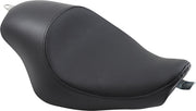 Drag Specialties Black 3/4 Smooth Vinyl Solo Seat for 2004-2022 Harley-Davidson Sportster Motorcycles