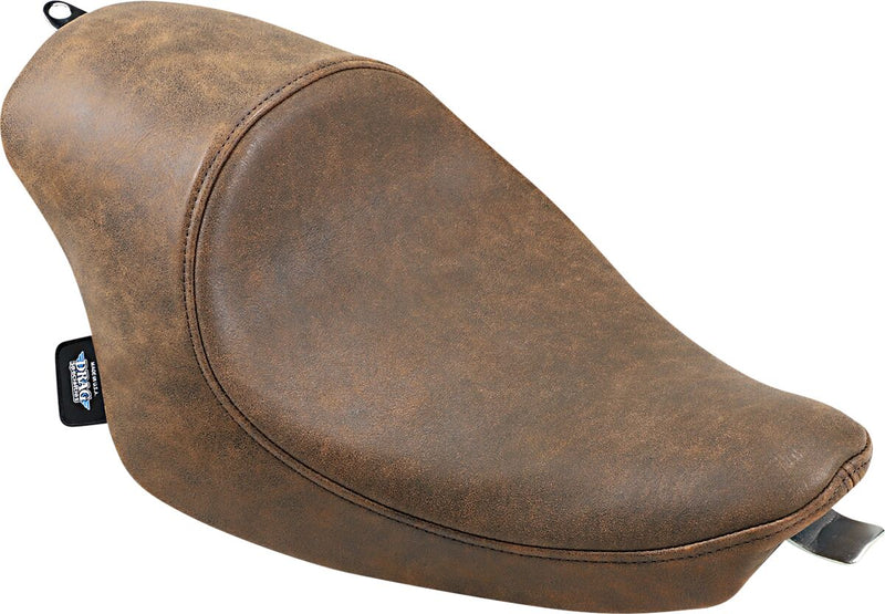 DRAG Specialties Seats 3/4 Solo Seat - Vinyl, Each - Brown for Harley-Davidson Sportster 2004-2022