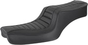 Saddlemen Pleated Gel Hog Killers Seat for 2004-2022 Harley-Davidson Sportster Motorcycles Black