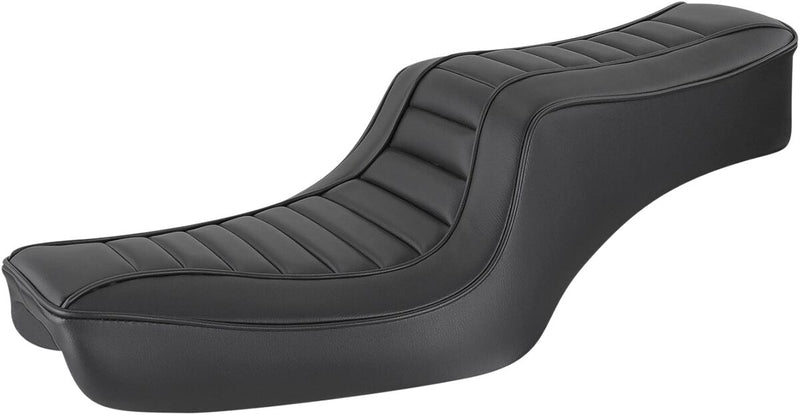 Saddlemen Pleated Gel Hog Killers Seat for 2004-2022 Harley-Davidson Sportster Motorcycles Black