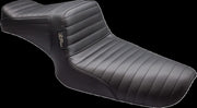 Le Pera Tailwhip Seat Black 2-Up Seat BikerTec #L-586PT