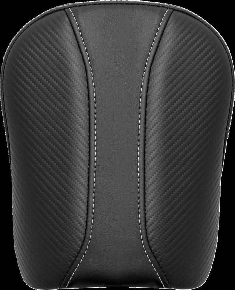 Saddlemen Pillion Pad - Solo, Leather /  Saddlehyde™, Dominator - Black for Harley-Davidson Sportster 2004-2022