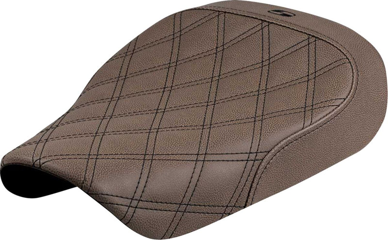 Saddlemen Solo Seat for 2021-2026 Harley-Davidson RH 1250 S ABS Brown Saddlehyde™ #821-36-002BLS