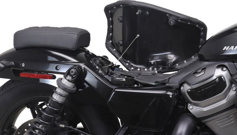 Mustang Tripper™ Solo Seat for 2022-2026 Harley-Davidson RH 975 Black Vinyl #83100