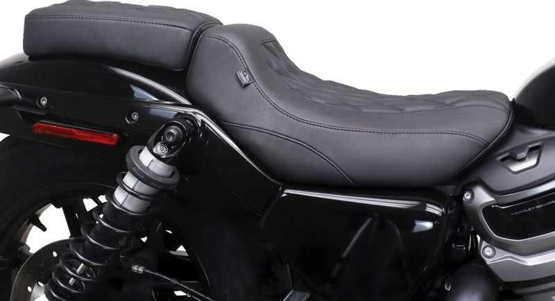Mustang Tripper™ Passenger Seat for 2022-2026 Harley-Davidson RH 975 Black Vinyl #83101