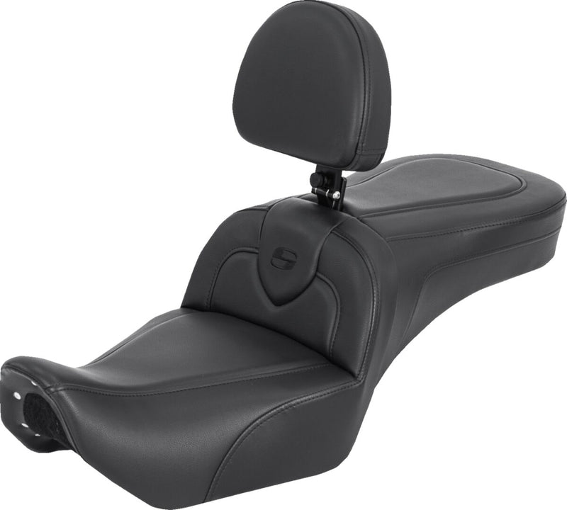Saddlemen RoadSofa™ Seat for 2022-2026 Harley-Davidson RH 975 Black One-Piece Saddlehyde™ #822-11-187BR