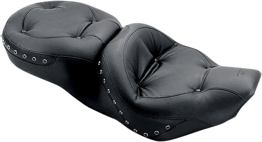 Mustang One-Piece 2-Up Ultra Touring Seat Black 2-Up Seat