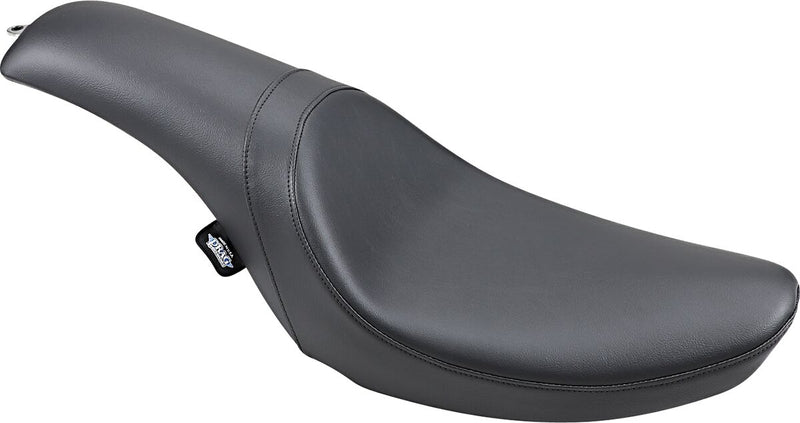 DRAG Specialties Seats Predator Seat - Each, Leather /  Vinyl - Black for Harley-Davidson Touring, Softail & Dyna 1958-1984