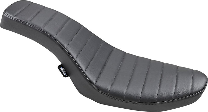 DRAG Specialties Seats Classic Stitch Spoon-style Seat - 2-Up Seat, Vinyl, Each - Black for Harley-Davidson Touring, Softail & Dyna 1958-1984
