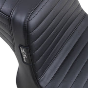 Le Pera Tailwhip Seat Black 2-Up Seat BikerTec #L-588PT