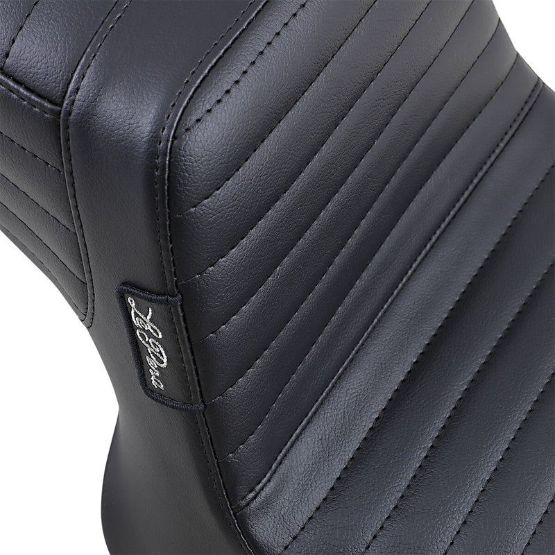 Le Pera Tailwhip Seat Black 2-Up Seat BikerTec #L-588PT