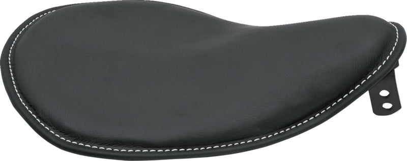 DRAG Specialties Seats Small Low-profile Spring Solo Seat - Leather, Each, Small /  Spring Solo Seat - Black