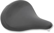 Drag Specialties Black Vinyl Large Smooth Spring Solo Seat w/Carpeted Bottom