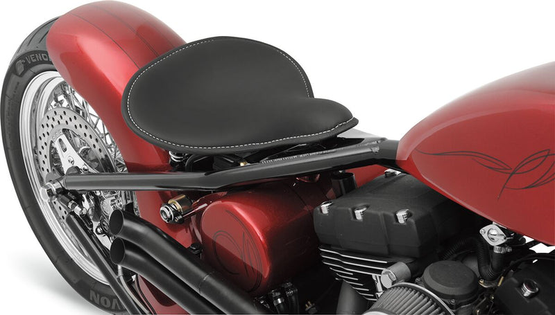 Drag Specialties Large Low Spring Black Solar-Reflective Solo Seat