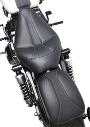 Saddlemen Black 7 in. Dominator Phantom Pad