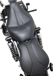 Saddlemen Black 9 in. Dominator Contour Phantom Pad