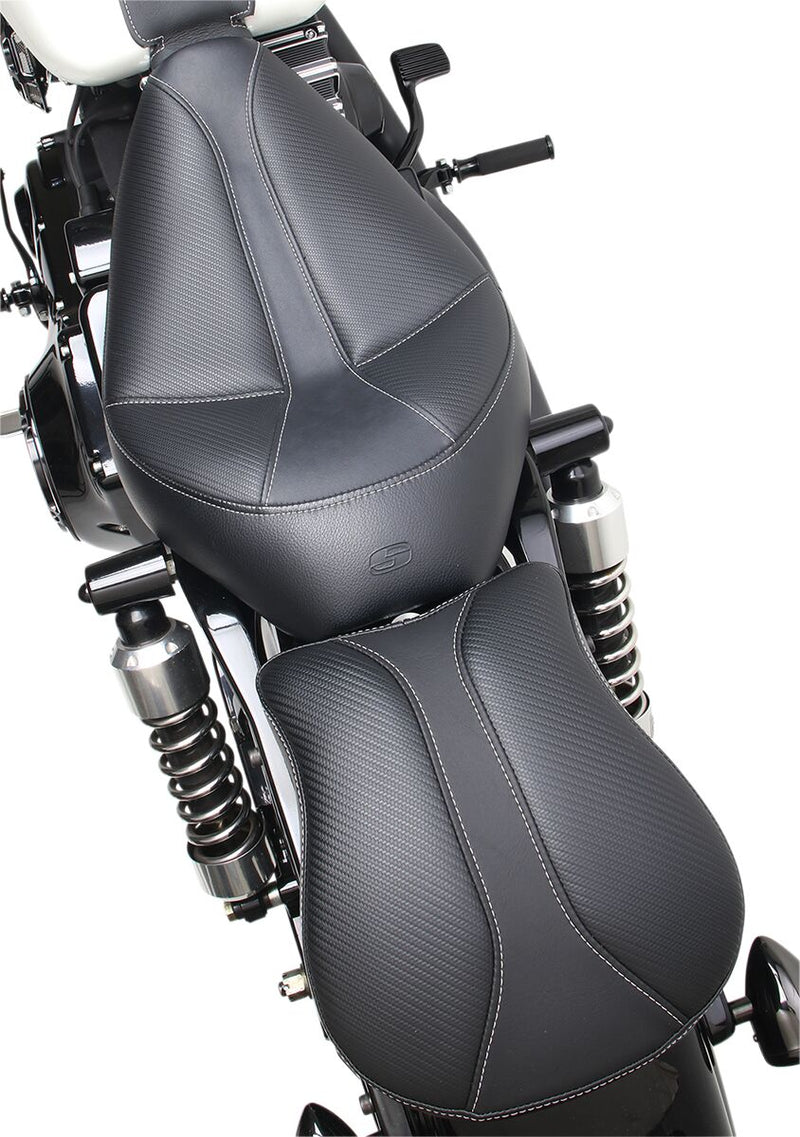 Saddlemen Black 9 in. Dominator Contour Phantom Pad #SA1009