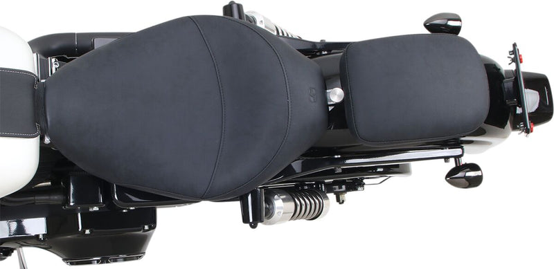Saddlemen Black 7 in. S3 Element-Resistant Saddlehyde Phantom Pad