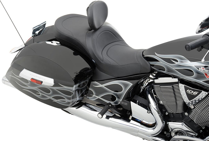Drag Specialties Mild Stitch Low Profile Touring Seat for 2010-2014 Victory Cross Roads Motorcycles