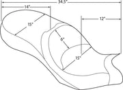 Drag Specialties Mild Stitch Low Profile Touring Seat for 2010-2014 Victory Cross Roads Motorcycles