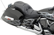 Drag Specialties Pillow Stitch Low Profile Touring Seat for Various Victory Motorcycles