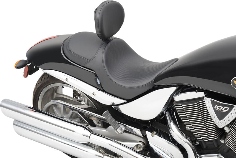 Drag Specialties Carbon Stitch Predator Seat for 2005-2014 Victory Hammer Motorcycles