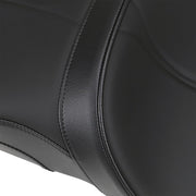 Drag Specialties Mild Stitch Low Profile Touring Seat w/Passenger Backrest for 2005-2014 Victory Hammer Motorcycles