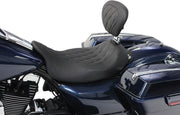 Mustang Wide Tripper™ Solo Seat With Removable Driver Backrest Black #79725