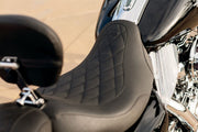 Mustang Wide Tripper™ Solo Seat With Removable Driver Backrest Black #79725