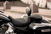 Mustang Wide Tripper™ Solo Seat With Removable Driver Backrest Black #79725