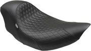 Mustang Shope Signature Series Cafe Seat Black Solo Seat Vinyl #76307