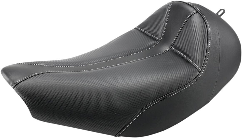 Saddlemen Dominator Solo Seat for Select Indian Motorcycles Black| Grey #I14-07-0042