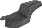 Saddlemen Black Lattice Stitch Step-Up Seat for 2020-2026 Indian Challenger Motorcycles #I20-06-175