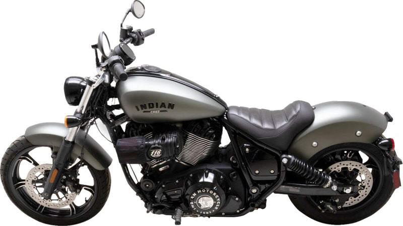 Mustang Runaround™ Solo Seat for 2022-2026 INDIAN Black Vinyl #88200