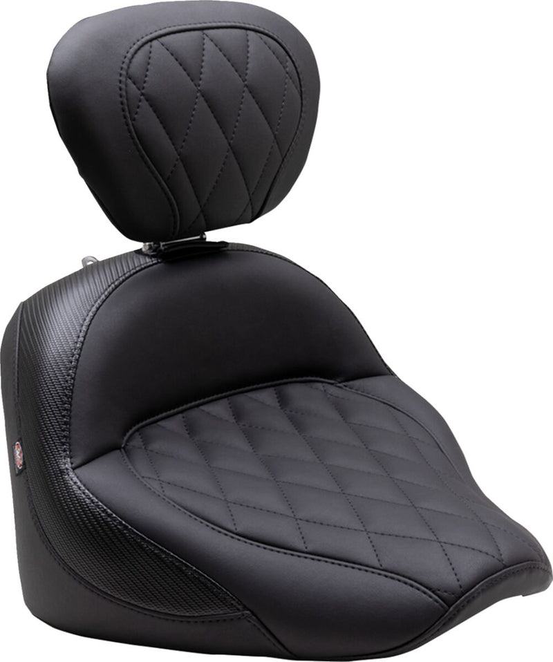 Mustang Standard Touring Solo Seat for 2022-2026 INDIAN Black Vinyl #89740