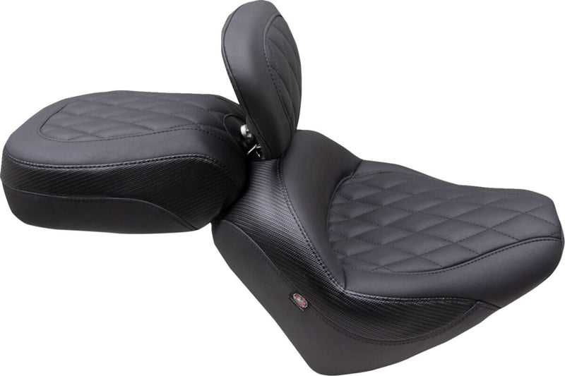 Mustang Standard Touring Solo Seat for 2022-2026 INDIAN Black Vinyl #89740