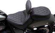 Mustang Recessed Passenger Seat for 2022-2026 INDIAN Black Vinyl Each