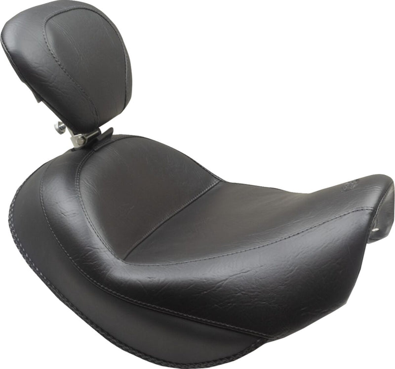 Mustang Wide Touring Solo Seat for 2015-2019 SUZUKI C 90 T Black #89206