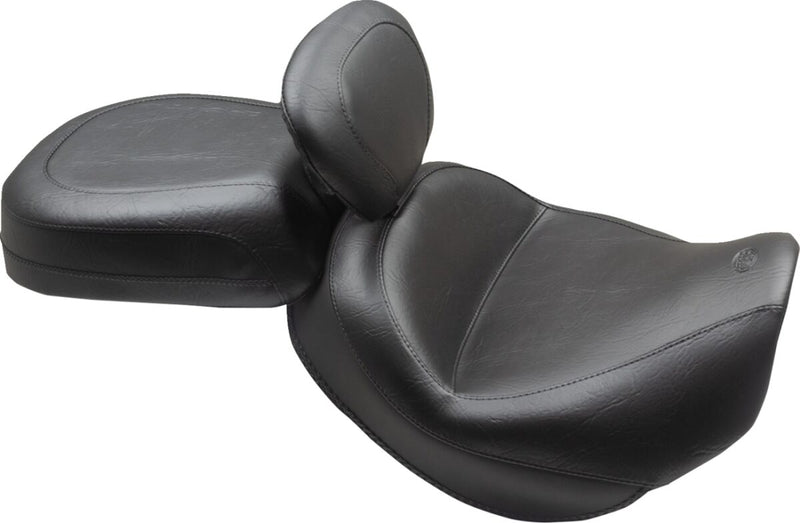Mustang Wide Touring Solo Seat for 2015-2019 SUZUKI C 90 T Black Each