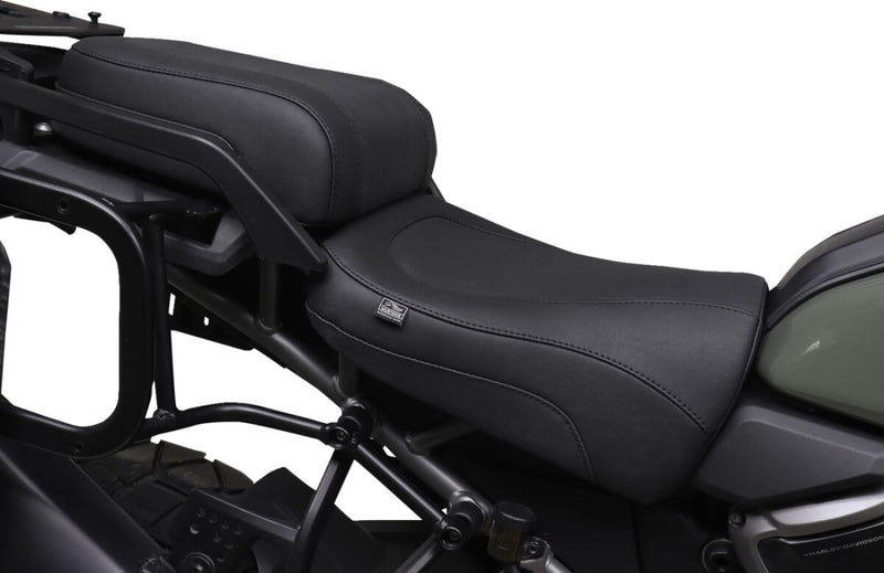 Mustang Adventure Touring Seat for 2021-2026 Harley-Davidson RA 1250 Black 2-Up Seat Vinyl Each