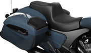 Drag Specialties Seats Predator III Seat for 2020-2025 INDIAN CHALLENGER Black 2-Up Seat Vinyl #4718A