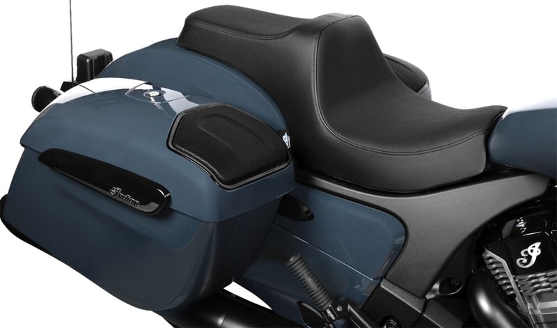 Drag Specialties Seats Predator III Seat for 2020-2025 INDIAN CHALLENGER Black 2-Up Seat Vinyl #4718A