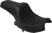 Drag Specialties Seats Predator III Seat for 2020-2025 INDIAN CHALLENGER Black 2-Up Seat Vinyl